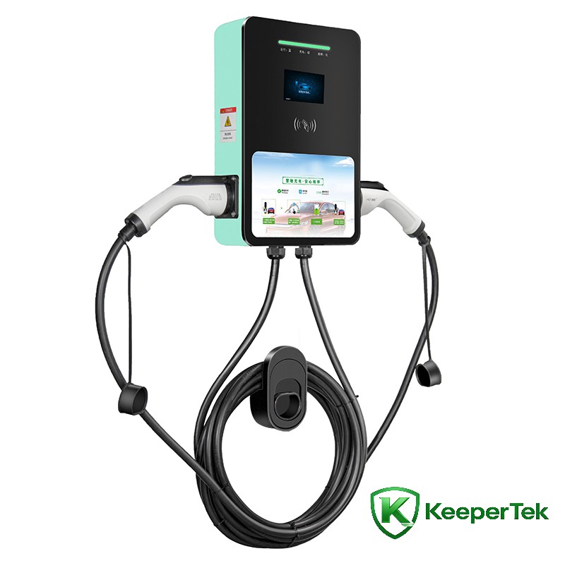 7KW/14KW gólfstandandi ein og tvöfaldur byssu AC hleðslustafli KT-HC06